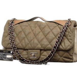 Chanel Quilted Brown Shoulder Bag